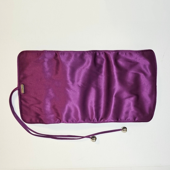 ❌️Sold❌️ Coach Occasion Satin Jewelry Roll Mulberry 66561 - Picture 7 of 7